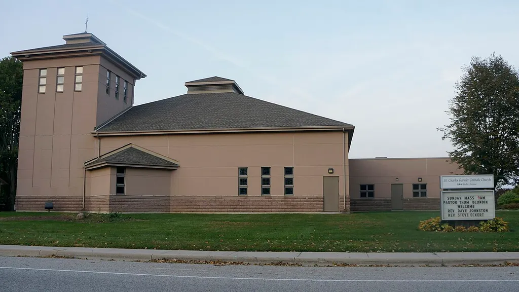 St. Charles Garnier Roman Catholic Church in Glencoe, Ontario.