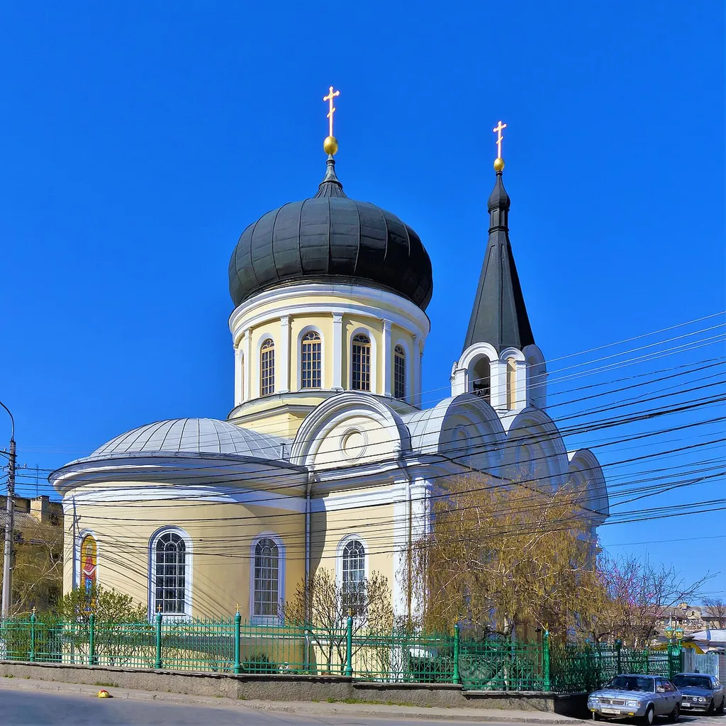 The Cathedral of Saints Peter and Paul in Simferopol, Crimean Peninsula.