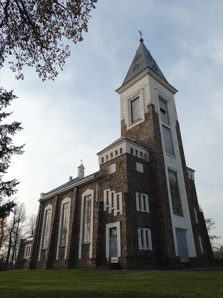 Roman Catholic Church in Papilys, Biržai district, Lithuania