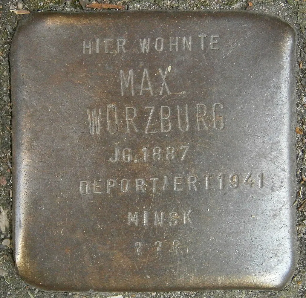 Stolperstein für Max Würzburg
