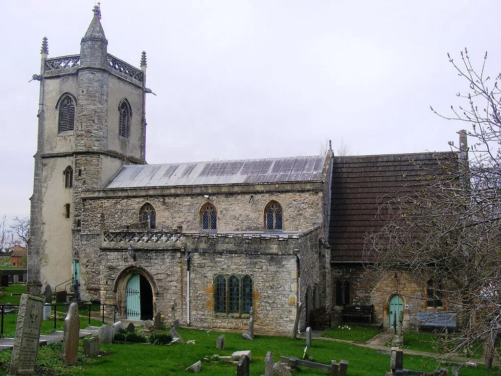 St Paul's parish church, Kewstoke, Somerset, seen from the southeast