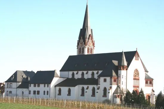 Worms-Horchheim katholische Heilig-Kreuz-Kirche (1908-10) von Nordwesten