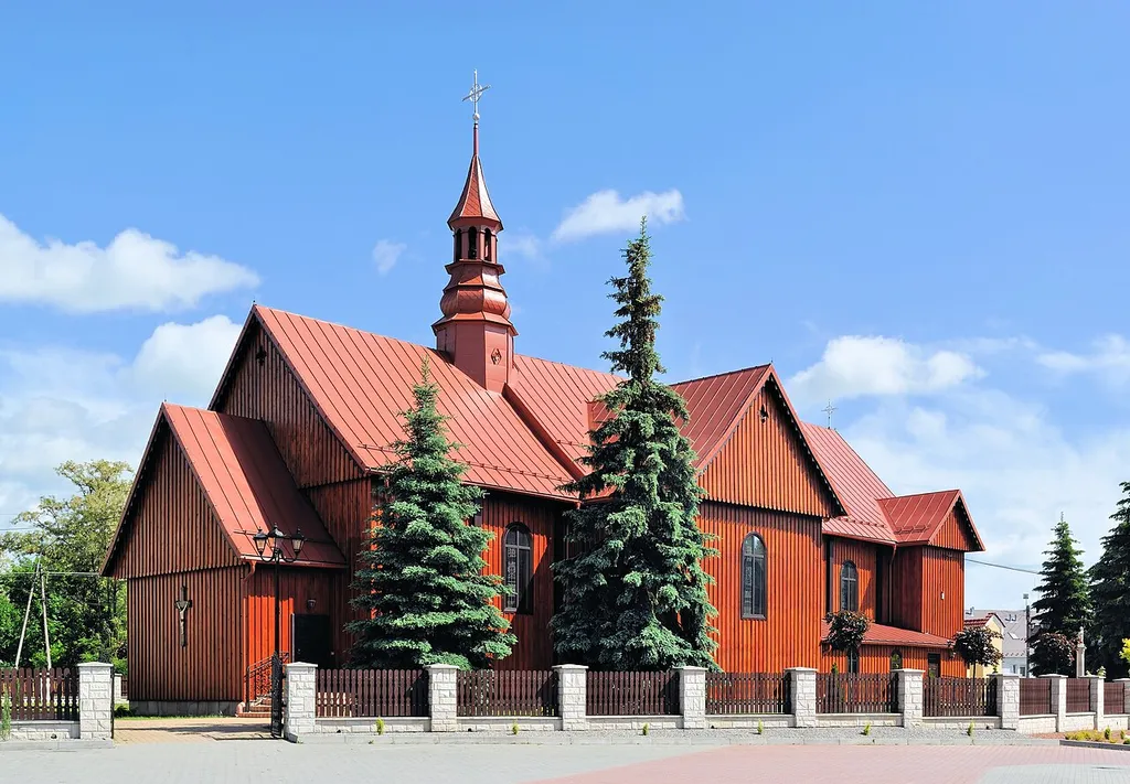 Saint Casimir church in Radgoszcz, Poland
