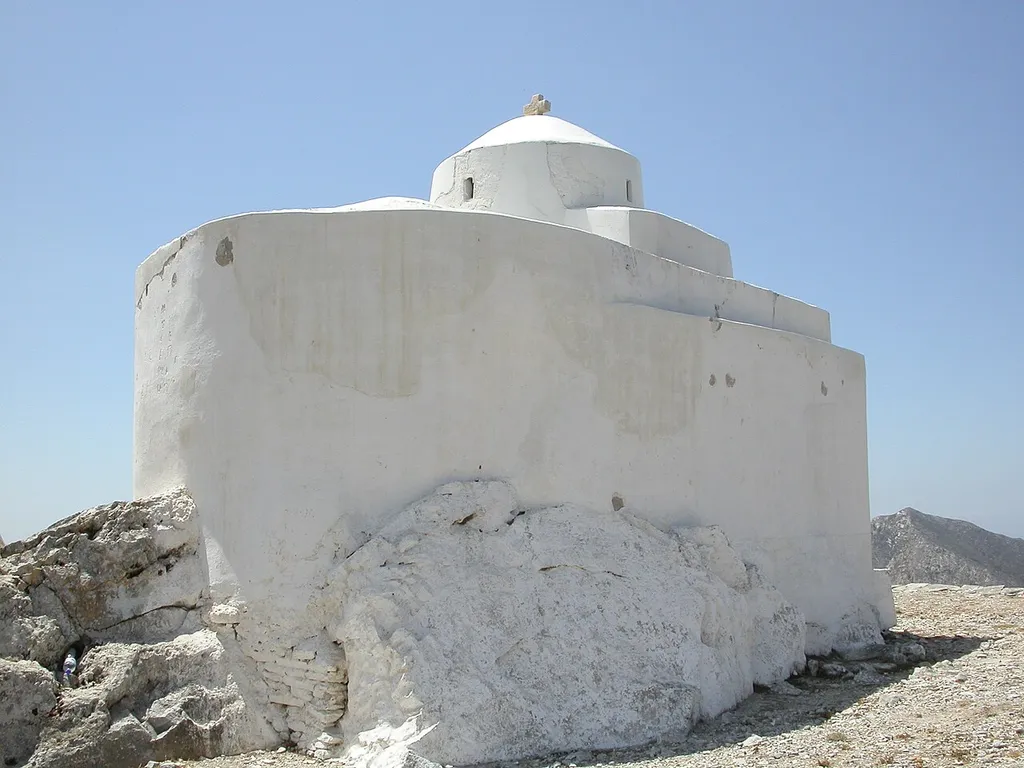 Chapel of Agios Ioannis over Filoti, 18th century. Naxos, Greece