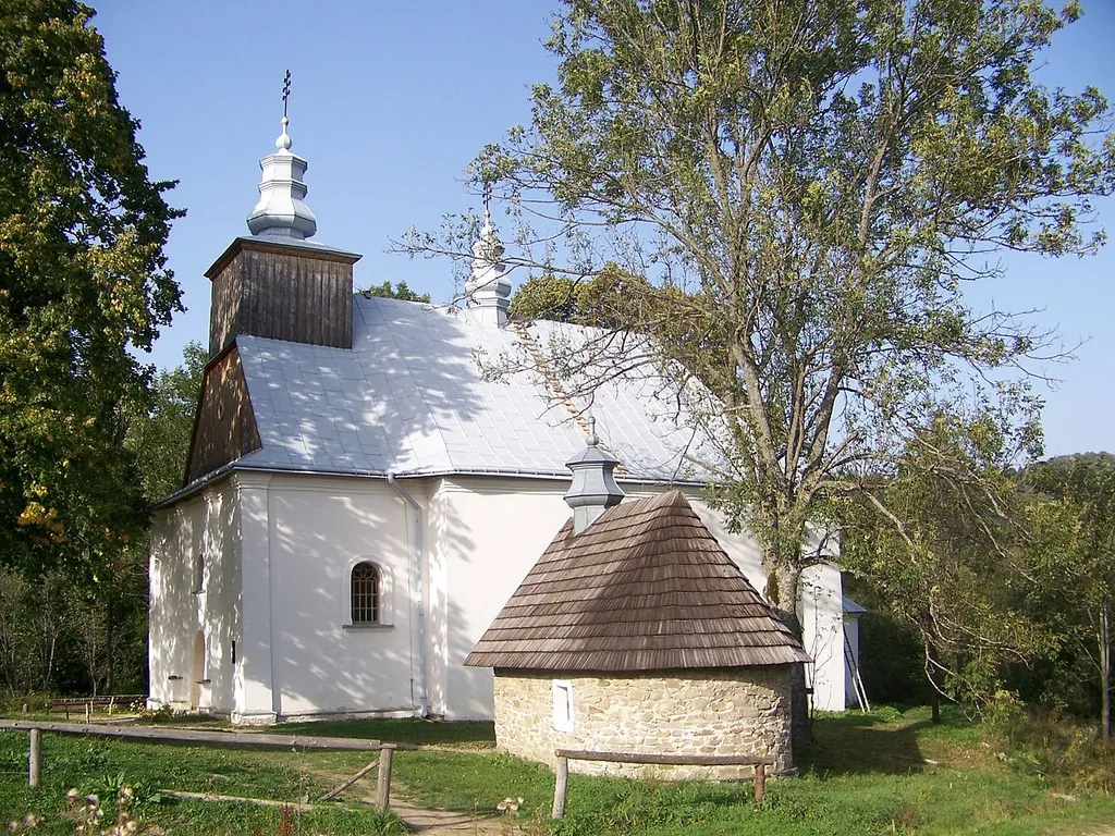 Greek Catholic church in Łopieka, Poland