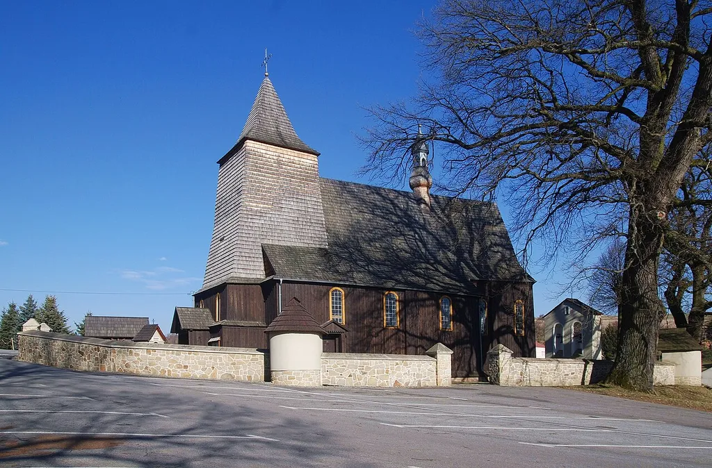Czermna - rzymskokatolicki kościół pomocniczy pw. św. Marcina Biskupa, 1520, 1913