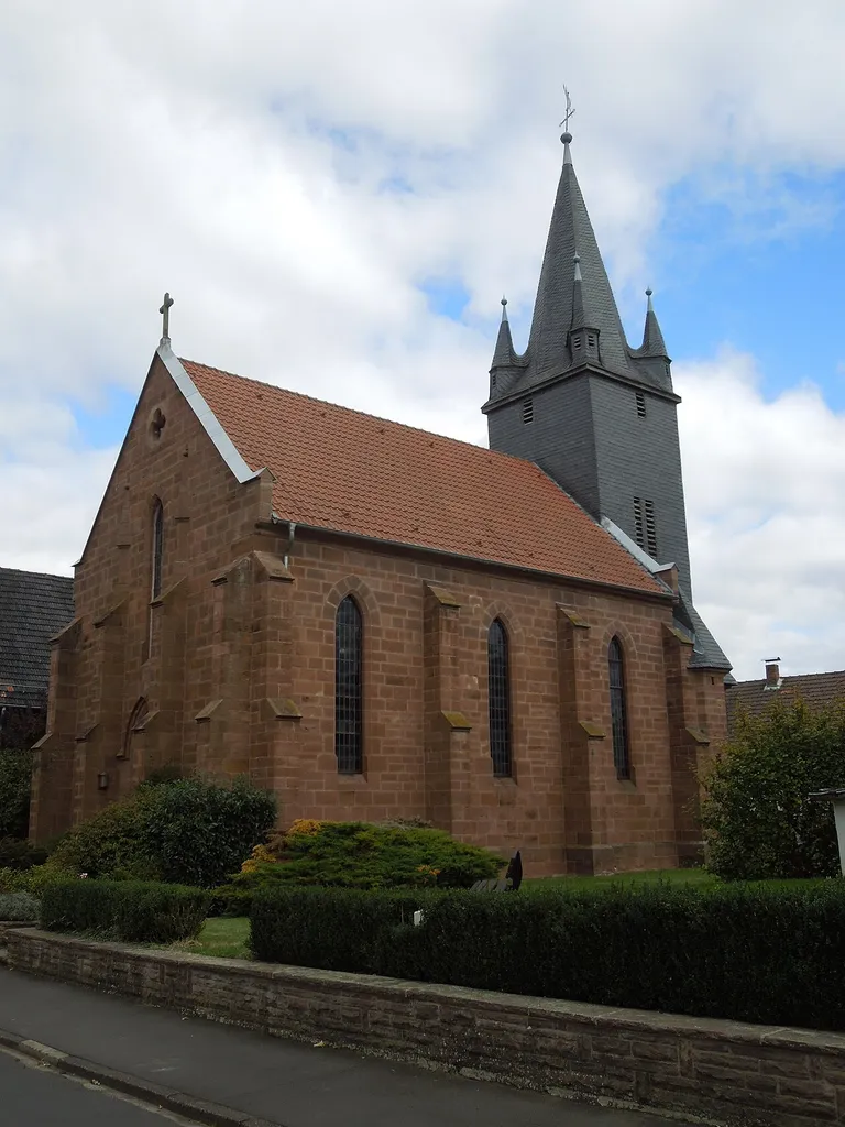 Die ev. Dorfkirche in Arnsbach (Borken)
