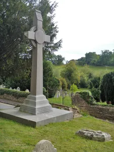 Monument To Edward Thring In Churchyard