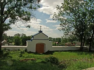 Fence with gates in the church of the Nativity of the Theotokos, Zhuravne