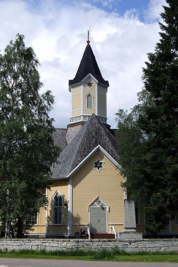 Piippola church in Piippola, Siikalatva, Finland. Completed in 1771. Designed by Simo Jylkkä.
