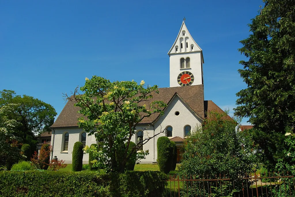Protestant church of Wängi, canton of Thurgovia, Switzerland