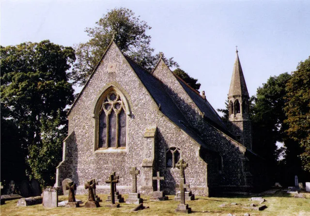 St Mary's parish church, Lambourn Woodlands, West Berkshire, seen from the east
