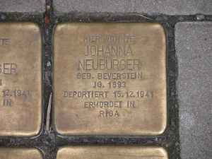 Stolperstein dedicated to Johanna Neuburger
