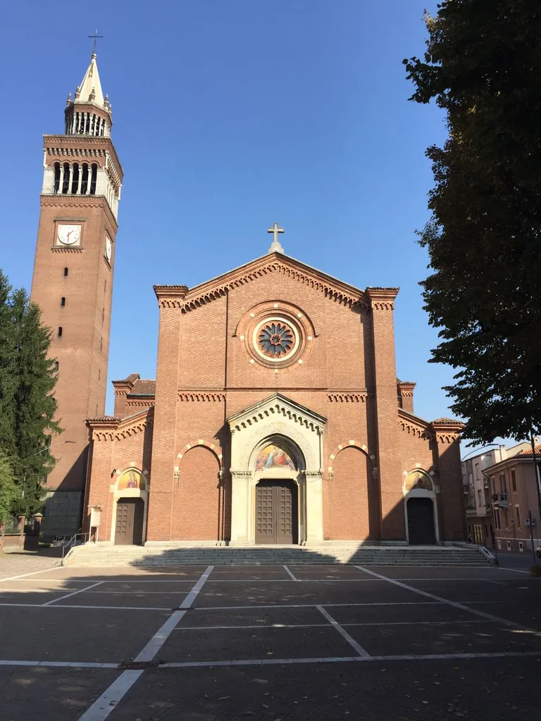 The front of the church of San Giulio