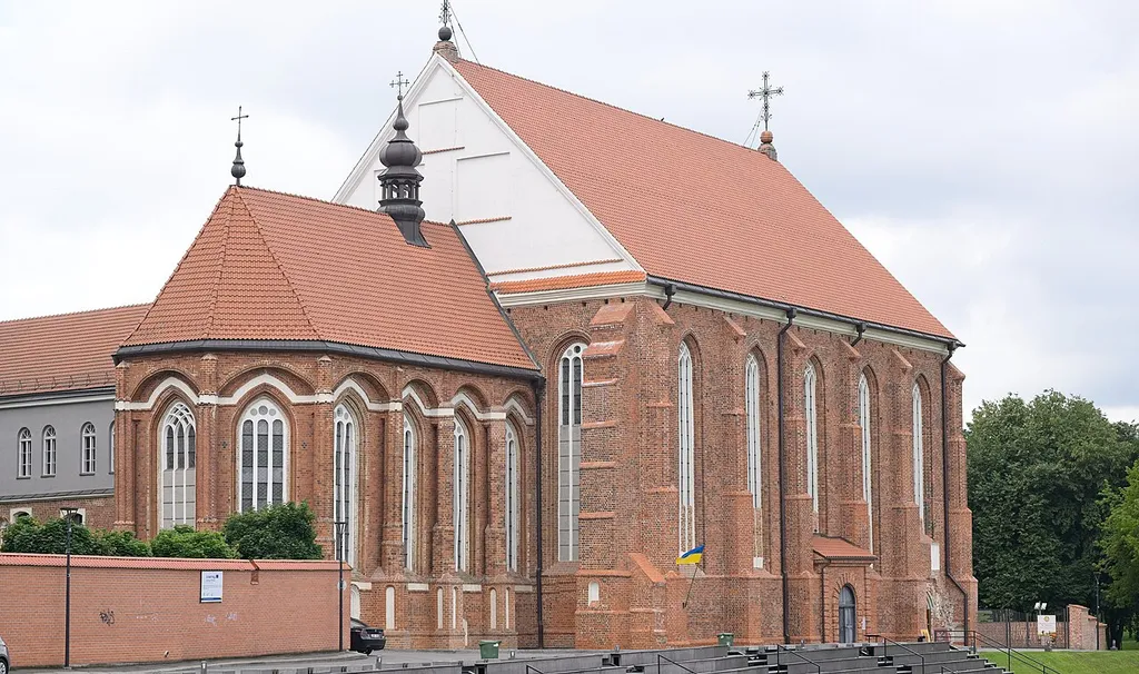 The Church of St. George the Martyr in Kaunas, Lithuania. The church was built in the 15th–16th centuries.