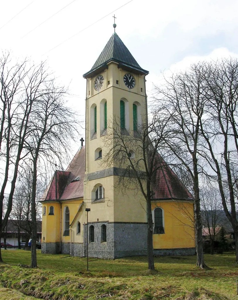 Rybniště, Ústí nad Labem Region, the Czech Republic. St. Joseph Churche.