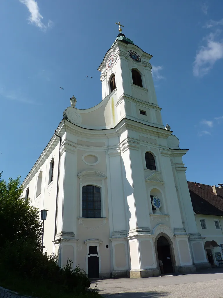 Wallfahrt-, Pfarr- und Klosterkirche in Maria Langegg (Bergern im Dunkelsteinerwald) in Niederösterreich