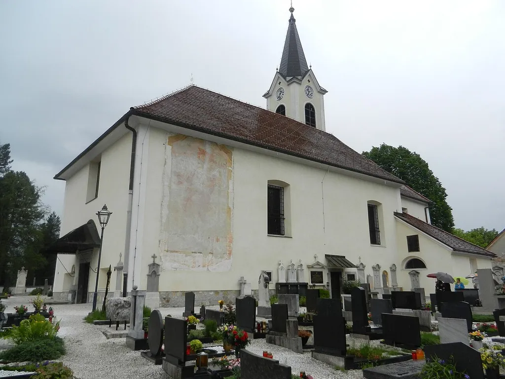 cerkev Marijine in Jožefove zaroke, Žale, Kamnik, Slovenija.