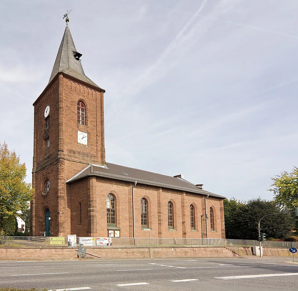 Johannes Kirche in Calden (LK Kassel), Hessen, Deutschland