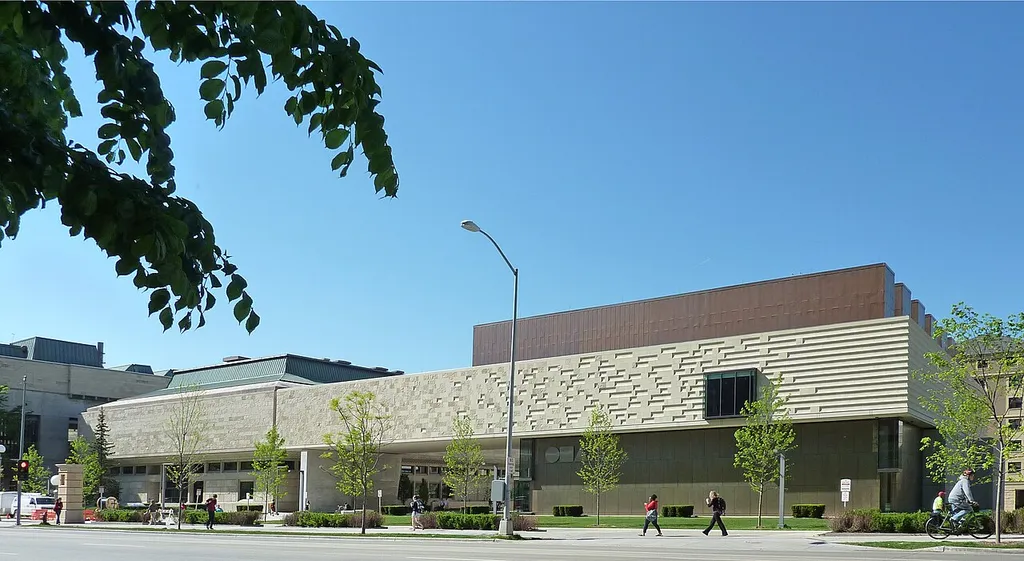 The exterior of the Chazen Museum of Art