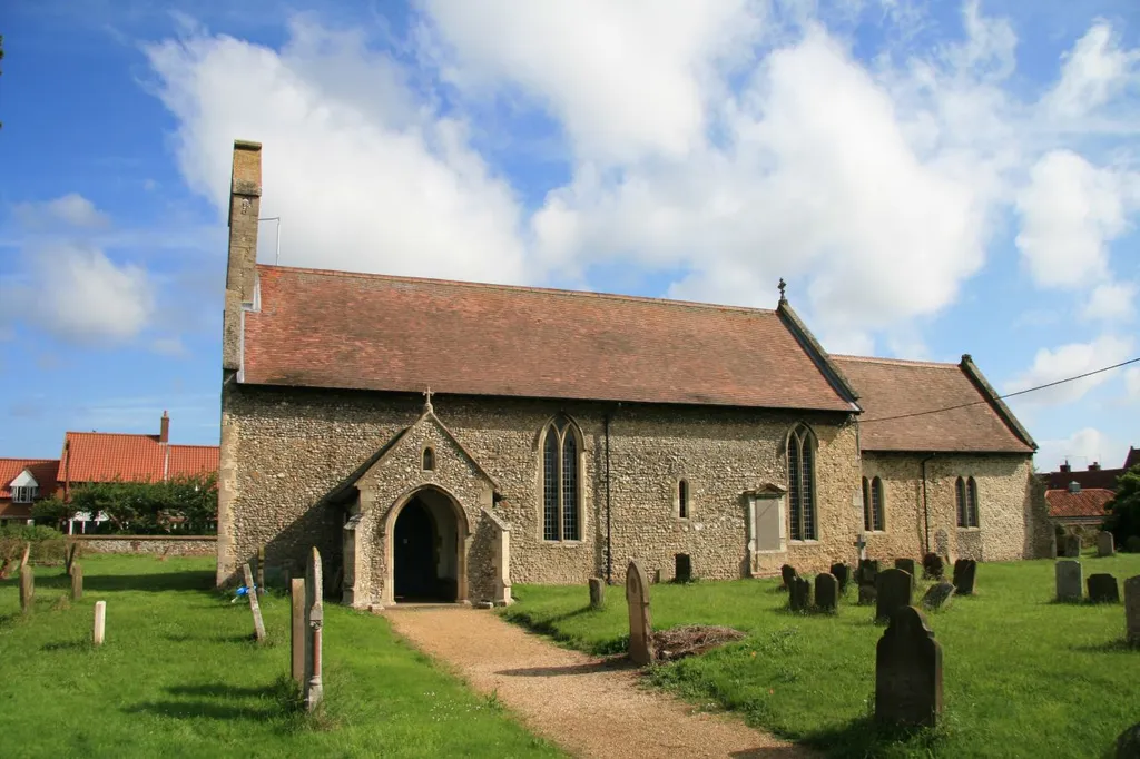 All Saints' parish church, Burnham Sutton-cum-Ulph, Norfolk, seen from the south