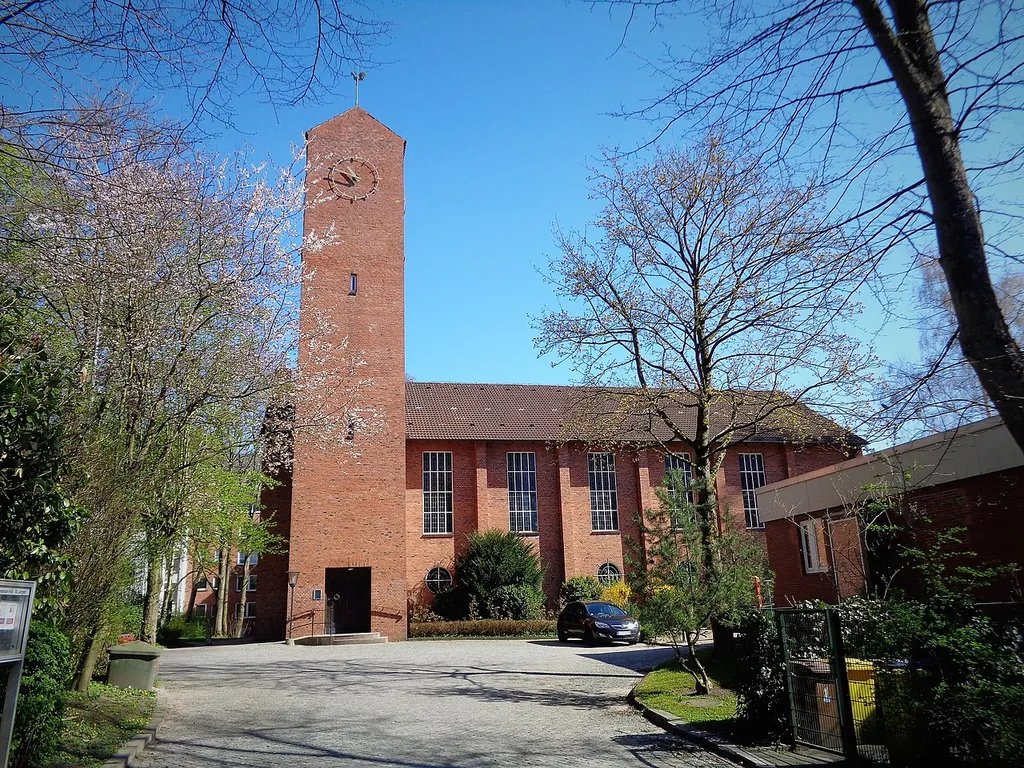 The St.-Jürgen-Church in Kiel. View from the south