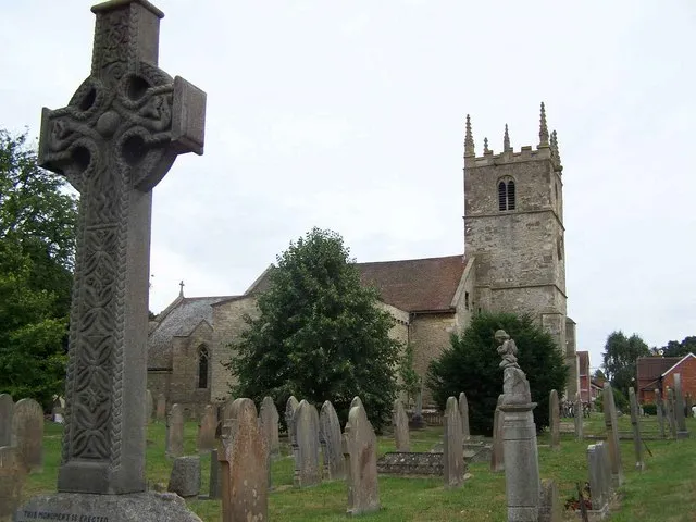 St Germain's parish church, Scothern, Lincolnshire, seen from the north