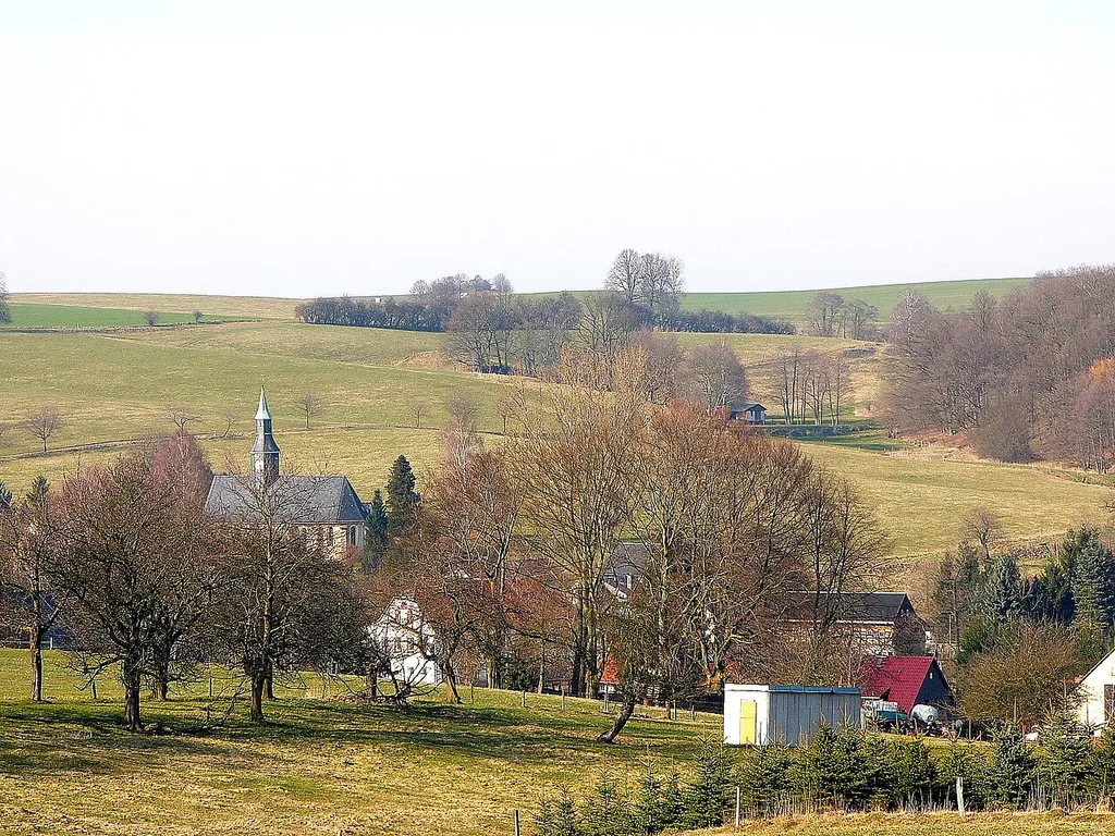 Blick auf Ehrenberg (Hohnstein)