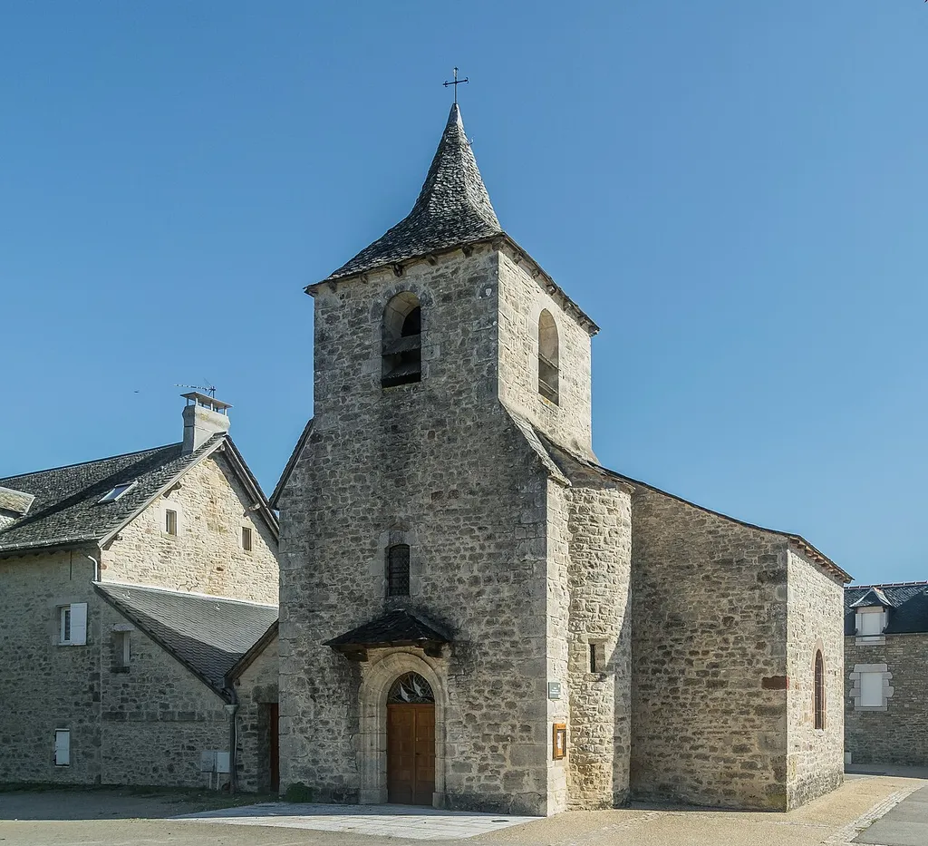 Saint Julitta Church of Onet-l'Église, commune of Sébazac-Concourès, Aveyron, France