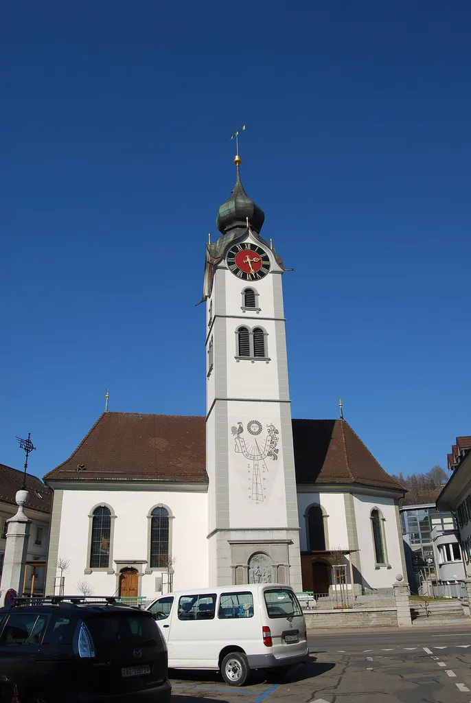 Protestant Church of Huttwil, canton of Bern, Switzerland