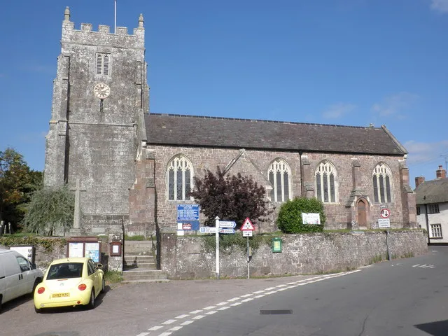 St Mary's parish church, Whimple, Devon, seen from the south