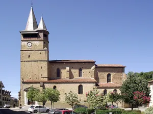 The Assumption collegiate church in Castelnau-Magnoac