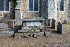 Chest tomb approximately 4 metres south of Church of St Peter and St Paul