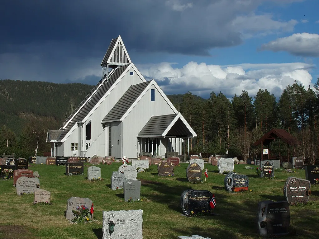Nordre Trysil Church in Trysil municipality in Hedmark county in Norway.