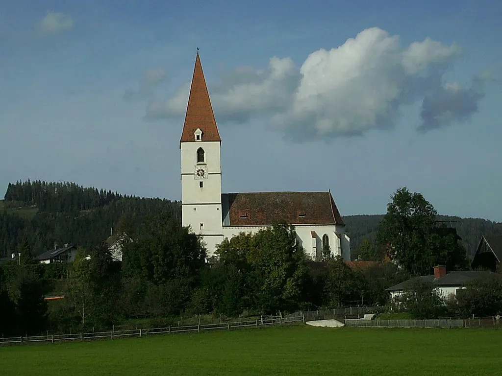 Kath. Filialkirche hl. Johannes der Täufer in Mürzhofen/Österreich.