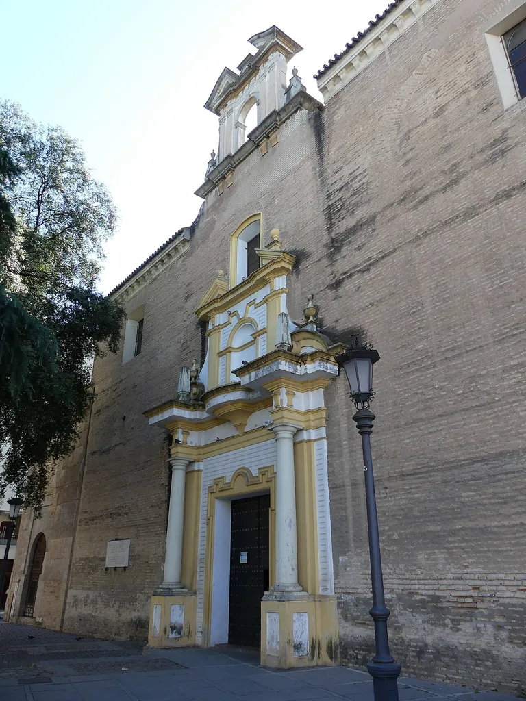 Portada de la Iglesia de San Hermenegildo. Sevilla, Andalucía, España.