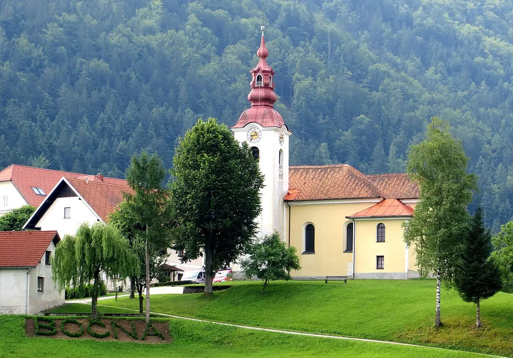 Saint Peter's Church in Bočna, Municipality of Gornji Grad, Slovenia