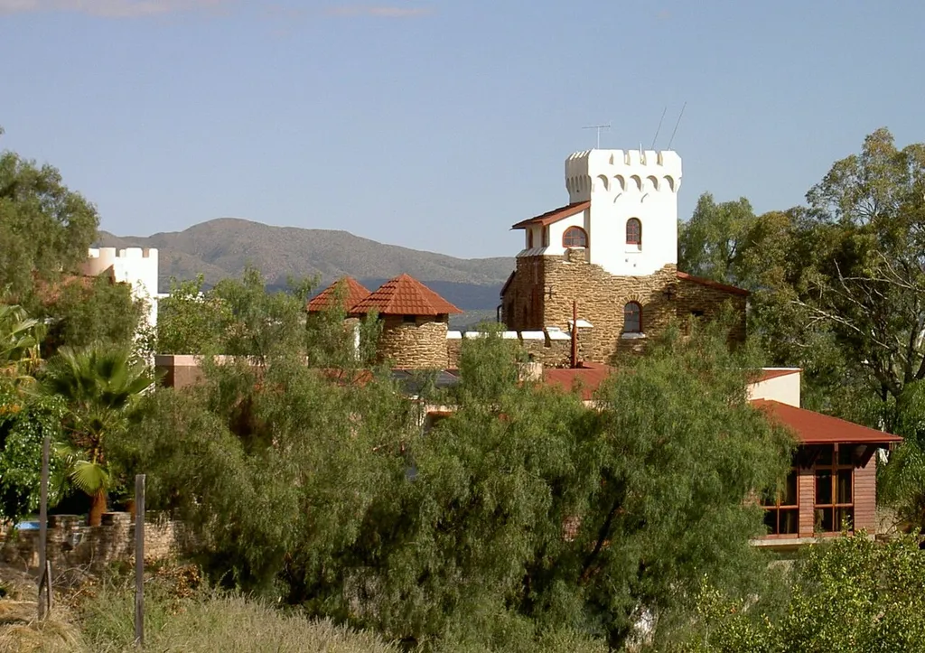 Heynitzburg, now private operated hotel near Windhoek, Namibia