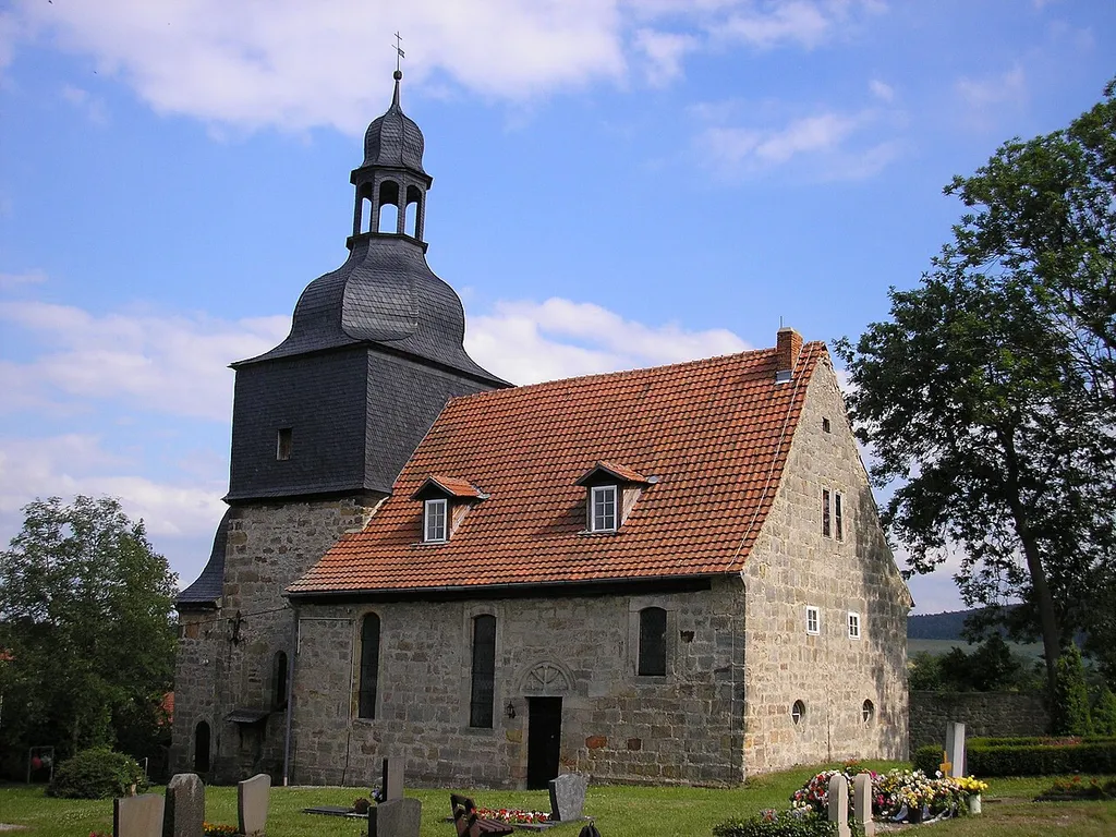 Kirche von Griesheim in Thüringen.