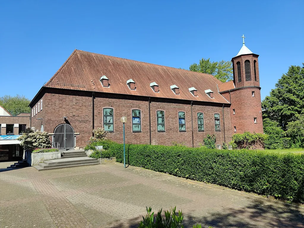 Evangelische Paul-Gerhardt-Kirche Gelsenkirchen-Horst, Nordrhein-Westfalen, Deutschland