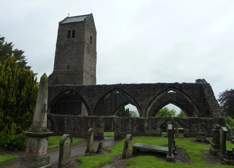 Muthill Old Church, Muthill, Perth and Kinross, Scotland. View from south.