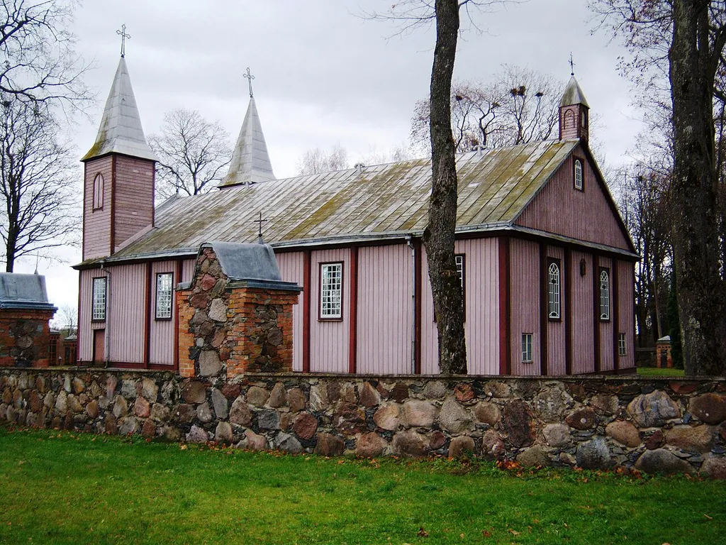 Roman Catholic Church in Alizava, Kupiškis District, Lithuania