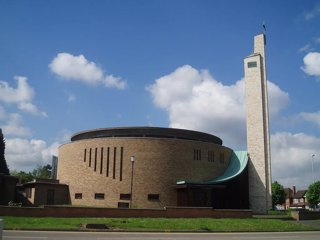Roman Catholic church of St Joseph, at the junction of Uppingham and Goodwood Roads, Leicester