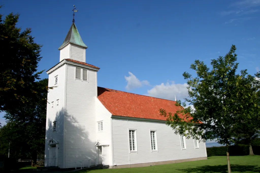 Nærbø gamle kirke This is a photo of a monument in Norway, number: 85188 in the Norwegian Directorate for Cultural Heritage database.