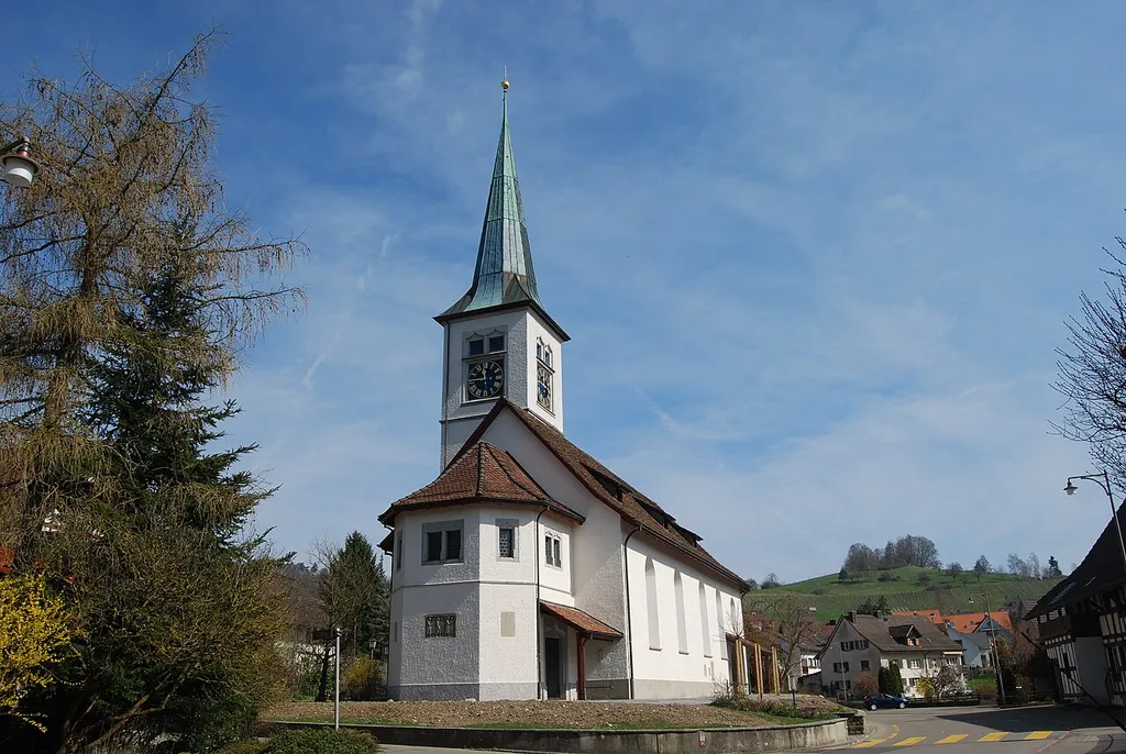 Church of Rafz, canton of Zürich, Switzerland