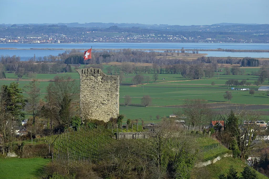 Burgruine Alt-Rheineck in Rheineck SG.