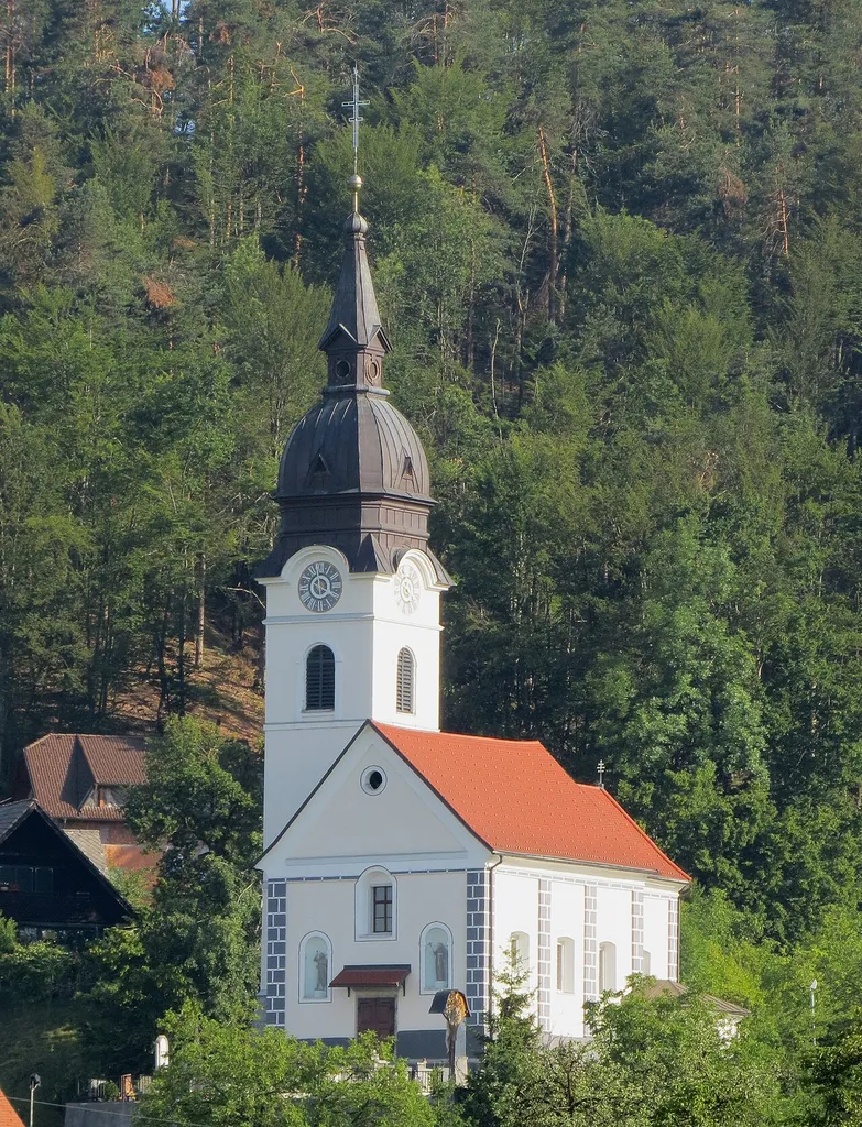 Saint Nicholas' Church in Podgorje, Municipality of Kamnik, Slovenia