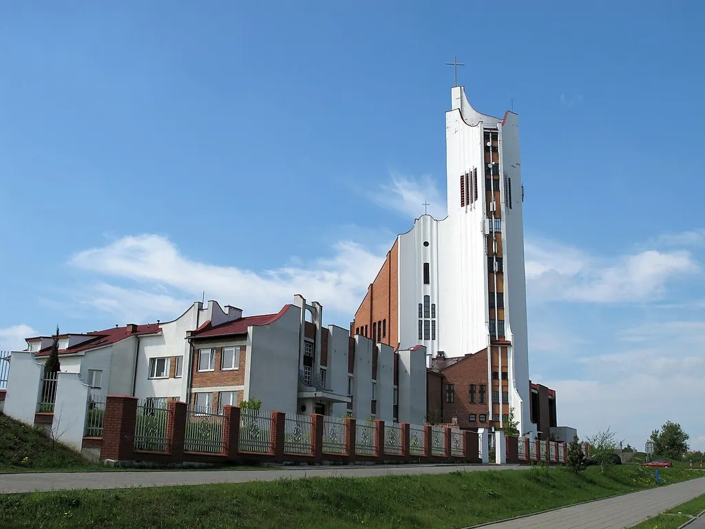 Saint Hedwig of Anjou church by Słonecznikowa street in Białystok, podlaskie, Poland