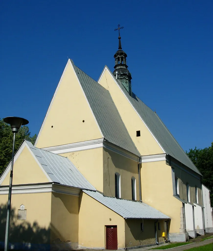 The parish church in Ćmielów, Poland