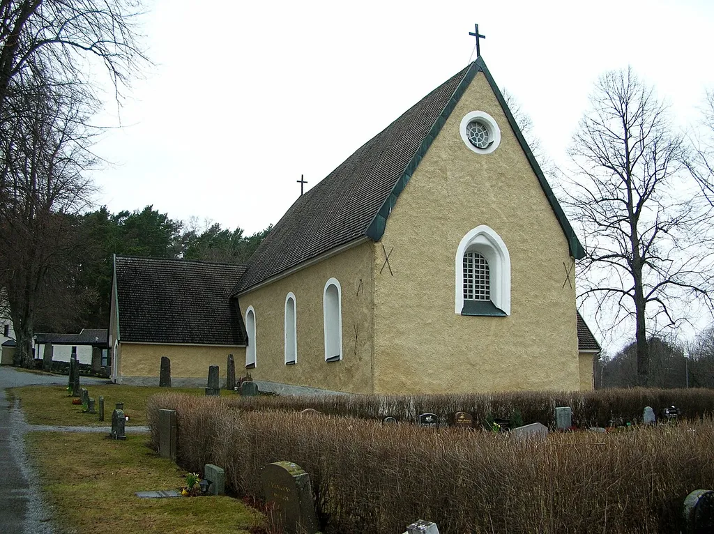 Hammarby kyrka, Sollentuna, Diocese of Stockholm This is a photo of a protected building in Sweden, number 21300000004866 in the RAÄ buildings database.